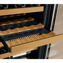 Load image into Gallery viewer, Allavino 15&quot; Wide FlexCount II Tru-Vino 30 Bottle Dual Zone Black Wine Cooler