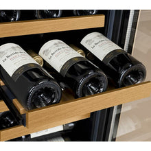 Load image into Gallery viewer, Allavino 15&quot; Wide FlexCount II Tru-Vino 30 Bottle Dual Zone Black Wine Cooler