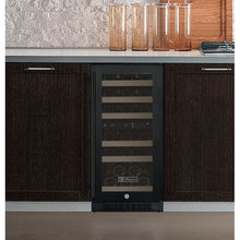 Load image into Gallery viewer, Allavino 15&quot; Wide FlexCount II Tru-Vino 30 Bottle Dual Zone Black Wine Cooler