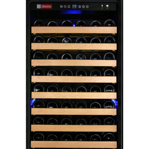 Allavino 24" Wide FlexCount Classic II Tru-Vino 174 Bottle Single Zone Stainless Steel Left/Right Hinge Wine Cooler