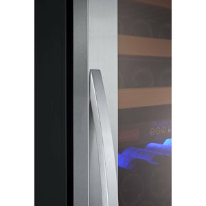 Allavino 24" Wide FlexCount Classic II Tru-Vino 174 Bottle Single Zone Stainless Steel Left/Right Hinge Wine Cooler