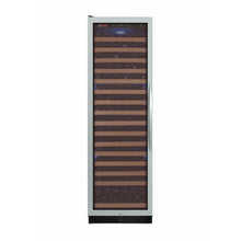 Load image into Gallery viewer, Allavino 24&quot; Wide FlexCount Classic II Tru-Vino 174 Bottle Single Zone Stainless Steel Left/Right Hinge Wine Cooler