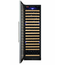 Load image into Gallery viewer, Allavino 24&quot; Wide FlexCount Classic II Tru-Vino 174 Bottle Single Zone Stainless Steel Left/Right Hinge Wine Cooler