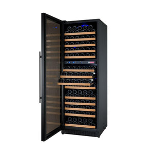 Allavino 24" Wide FlexCount II Tru-Vino 172 Bottle Dual Zone Black Left/Right Hinge Wine Cooler