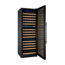 Load image into Gallery viewer, Allavino 24&quot; Wide FlexCount II Tru-Vino 172 Bottle Dual Zone Black Left/Right Hinge Wine Cooler