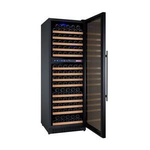 Allavino 24" Wide FlexCount II Tru-Vino 172 Bottle Dual Zone Black Left/Right Hinge Wine Cooler