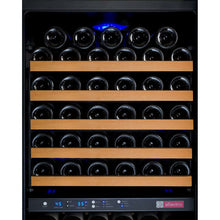 Load image into Gallery viewer, Allavino 24&quot; Wide FlexCount II Tru-Vino 172 Bottle Dual Zone Black Left/Right Hinge Wine Cooler