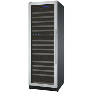 Allavino 24" Wide FlexCount II Tru-Vino 172 Bottle Dual Zone Stainless Steel Left/Right Hinge Wine Cooler