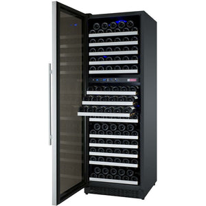 Allavino 24" Wide FlexCount II Tru-Vino 172 Bottle Dual Zone Stainless Steel Left/Right Hinge Wine Cooler