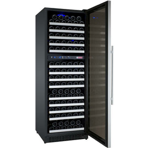 Allavino 24" Wide FlexCount II Tru-Vino 172 Bottle Dual Zone Stainless Steel Left/Right Hinge Wine Cooler