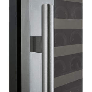 Allavino 24" Wide FlexCount II Tru-Vino 172 Bottle Dual Zone Stainless Steel Left/Right Hinge Wine Cooler