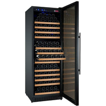 Load image into Gallery viewer, Allavino 24&quot; Wide FlexCount II Tru-Vino 177 Bottle Single Zone Black Left/Right Hinge Wine