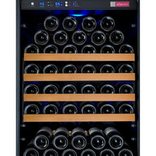 Load image into Gallery viewer, Allavino 24&quot; Wide FlexCount II Tru-Vino 177 Bottle Single Zone Black Left/Right Hinge Wine