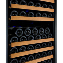 Load image into Gallery viewer, Allavino 24&quot; Wide FlexCount II Tru-Vino 177 Bottle Single Zone Black Left/Right Hinge Wine