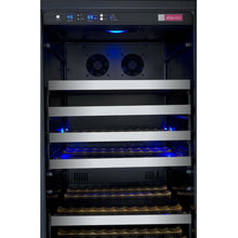 Load image into Gallery viewer, Allavino 24&quot; Wide FlexCount II Tru-Vino 177 Bottle Single Zone Stainless Steel Left/Right Hinge Wine Cooler