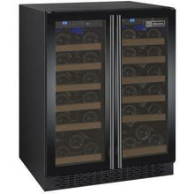 Load image into Gallery viewer, Allavino 24&quot; Wide FlexCount II Tru-Vino 36 Bottle Dual Zone Black Wine Cooler