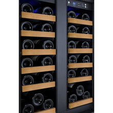 Load image into Gallery viewer, Allavino 24&quot; Wide FlexCount II Tru-Vino 36 Bottle Dual Zone Black Wine Cooler