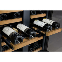 Load image into Gallery viewer, Allavino 24&quot; Wide  FlexCount II Tru-Vino 36 Bottle Dual Zone Stainless Steel Wine Cooler