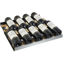 Load image into Gallery viewer, Allavino 24&quot; Wide FlexCount II Tru-Vino Series 56 Bottle Single Zone Stainless Steel Left/Right Hinge Wine Cooler