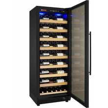 Load image into Gallery viewer, Allavino 24&quot; Wide Vite II 99 Bottle Single Zone Black Right Hinge Wine Cooler