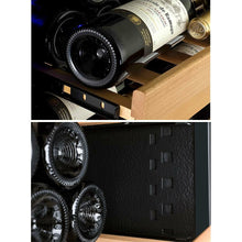 Load image into Gallery viewer, Allavino 24&quot; Wide Vite II 99 Bottle Single Zone Black Right Hinge Wine Cooler