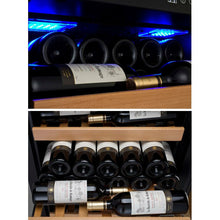 Load image into Gallery viewer, Allavino 24&quot; Wide Vite II 99 Bottle Single Zone Black Right Hinge Wine Cooler