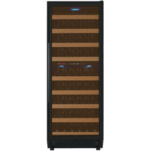 Load image into Gallery viewer, Allavino 24&quot; Wide Vite II Tru-Vino 99 Bottle Dual Zone Black Right Hinge Wine Cooler