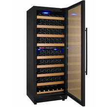 Load image into Gallery viewer, Allavino 24&quot; Wide Vite II Tru-Vino 99 Bottle Dual Zone Black Right Hinge Wine Cooler