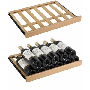 Allavino 24" Wide Vite II Tru-Vino 99 Bottle Dual Zone Black Right Hinge Wine Cooler