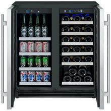 Load image into Gallery viewer, Allavino 30&quot; Wide FlexCount II Tru-Vino Dual Zone Stainless Steel Built-In Wine Cooler