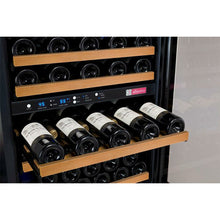 Load image into Gallery viewer, Allavino 47&quot; Wide FlexCount II Tru-Vino 112 Bottle Three Zone Black Side-by-Side Wine Cooler