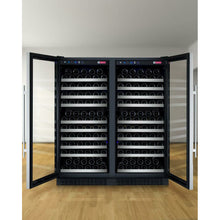 Load image into Gallery viewer, Allavino 47&quot; Wide FlexCount II Tru-Vino 256 Bottle Dual Zone Stainless Steel Side-by-Side Wine Cooler