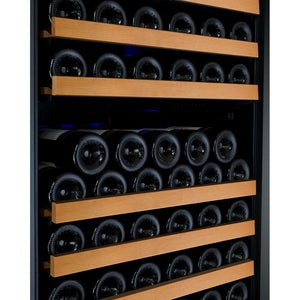 Allavino 47" Wide FlexCount II Tru-Vino 344 Bottle Four Zone Black Side-by-Side Wine Cooler