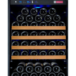 Allavino 47" Wide FlexCount II Tru-Vino 354 Bottle Dual Zone Black Side-by-Side Wine Cooler