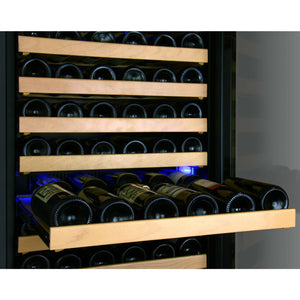 Allavino 48" Wide FlexCount Classic II Tru-Vino 346 Bottle Three Zone Stainless Steel Side-by-Side Wine Cooler