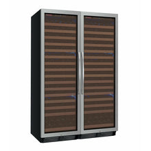 Load image into Gallery viewer, Allavino 48&quot; Wide FlexCount Classic II Tru-Vino 348 Bottle Dual Zone Stainless Steel Side-by-Side Wine Cooler