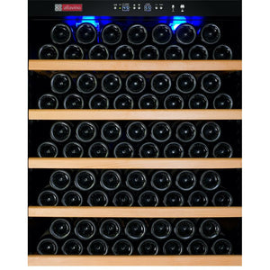 Allavino 63" Wide Vite II Tru-Vino 554 Bottle Dual Zone Stainless Steel Side-by-Side Wine Cooler