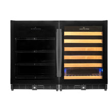 Load image into Gallery viewer, Item Numnber 4535 - KingsBottle 48 Inch Glass Door Side By Side Wine And Beverage Cooler