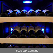 Load image into Gallery viewer, KingsBottle 100 Bottle Single Zone Left/Right Hinge Wine Cooler