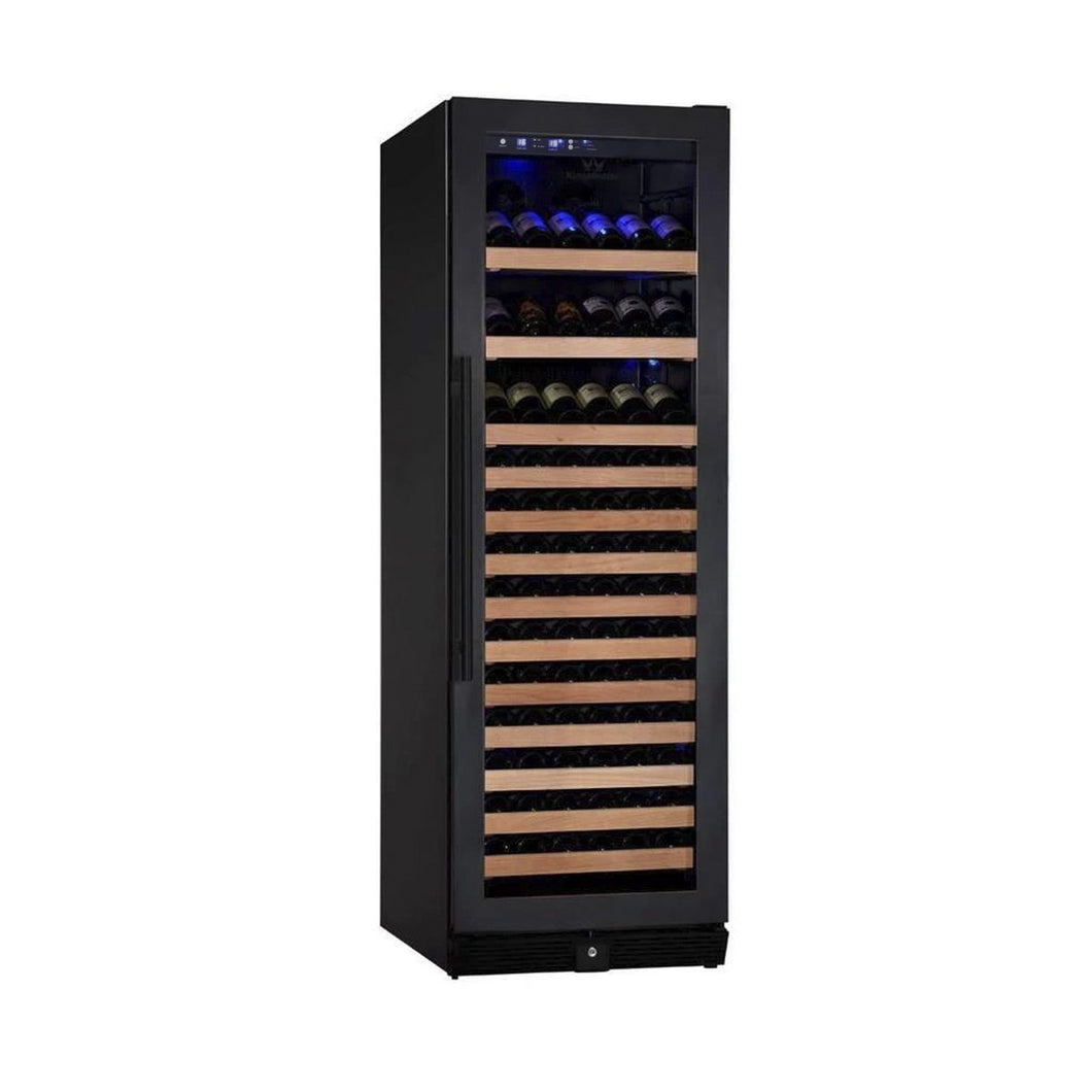 Kingsbottle 166 Bottle Single Zone Large Left/Right Hinge Wine Cooler Cabinet