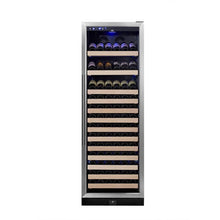 Load image into Gallery viewer, Kingsbottle 166 Bottle Single Zone Large Left/Right Hinge Wine Cooler Cabinet