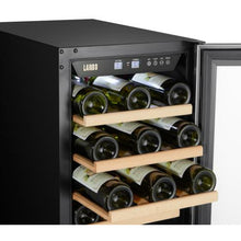 Load image into Gallery viewer, Lanbo 15&quot; Stainless Steel 33 Bottle Single Zone Wine Cooler