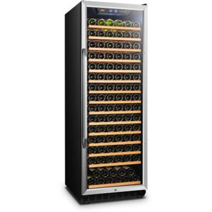 Lanbo 24" Wide Stainless Steel 171 Bottle Single Zone Wine Cooler