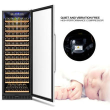 Load image into Gallery viewer, Lanbo 24&quot; Wide Stainless Steel 171 Bottle Single Zone Wine Cooler