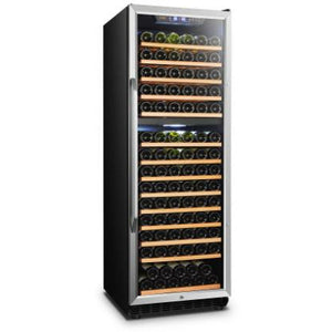 Lanbo Stainless Steel 160 Bottle Dual Zone Wine Cooler