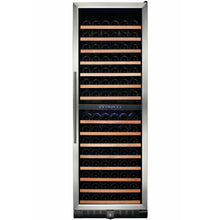 Load image into Gallery viewer, Smith &amp; Hanks 166 Bottle Dual Zone Wine Cooler, Stainless Steel Door Trim