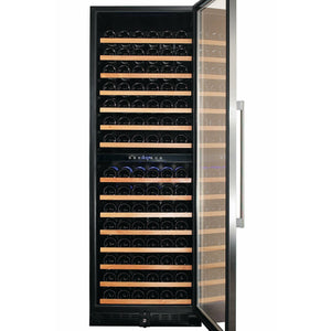 Smith & Hanks 166 Bottle Dual Zone Wine Cooler, Stainless Steel Door Trim