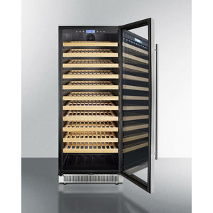 Summit 24" Wide 127 Bottle Single Zone Wine Cooler