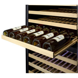 Summit 24" Wide 162 Bottle Dual Zone Wine Cooler