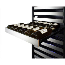 Load image into Gallery viewer, Summit 24&quot; Wide Dual-Zone Stainless Steel Wine Cooler
